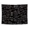 Black Mathematical Formula Wall Hanging Backdrop Tapestry Living Room Decor Tapestry Bedside Decor Backdrop Wall Art Tapestry,59x51 inch