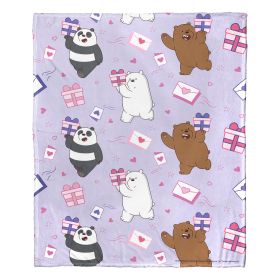 WE BARE BEARS - Love Letters Throw