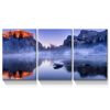 3 Panels Framed Nature Landscape Canvas Wall Art Decor,3 Pieces Mordern Canvas Decoration Painting for Office,Dining room,Living room, Bedroom Decor-R