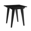 Japandi Minimal Solid Wood Side Table ‚Äì Black