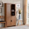 Storage Cabinet-Oak