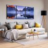 3 Panels Framed Nature Landscape Canvas Wall Art Decor,3 Pieces Mordern Canvas Decoration Painting for Office,Dining room,Living room, Bedroom Decor-R