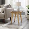 Japandi Minimal Solid Wood Side Table ‚Äì English Oak