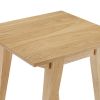 Japandi Minimal Solid Wood Side Table ‚Äì English Oak