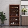 Storage Cabinet-Oak