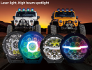 100W-led spotlight SUV lighting wrangler universal fierce Land Rover tractor, cruiser Chrysler, Agricultural Locomotive Dodge 7000lm 6000-6500K