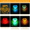2Pcs Underwater Floating LED Light Colorful Fish Pattern 6 Lighting Modes Pool Lamp IP67 Waterproof Decorative Battery Powered Lights 80000Hrs Lifespa